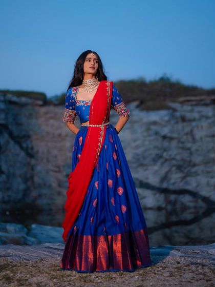 Maya Designer Studio - Custom Bridal & Occasion Wear Modern Half Sarees (Langa Voni) photo 45