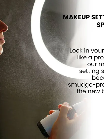 A makeup setting spray is the final touch to lock in any look. Our students learn when and how to use different sprays to ensure makeup is smudge-proof and long-lasting.