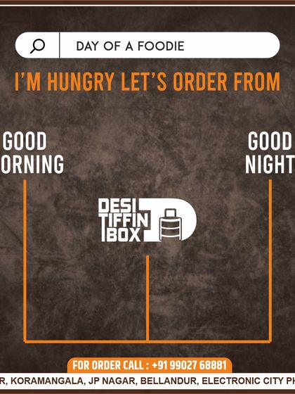 From good morning to good night, I'm here to solve your hunger problems. For a foodie, ordering a fresh, homemade meal is the best way to start or end the day.