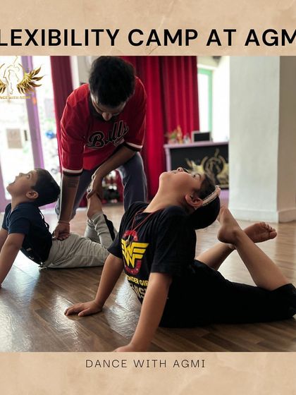During our flexibility camp, instructors work closely with students on partner stretches. This helps them achieve a deeper backbend safely while building trust and communication.