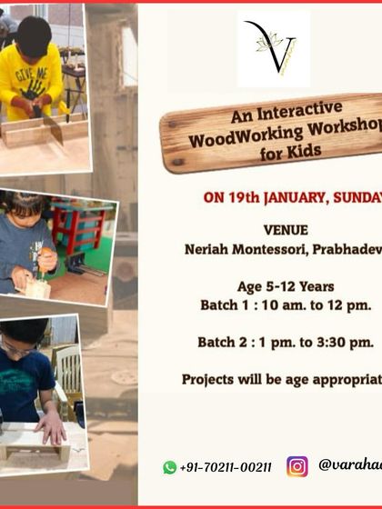 Kicking off the new year with our experiential woodworking class. This poster invites kids to learn essential carpentry skills like measuring, sawing, and sanding in a safe and engaging setting.