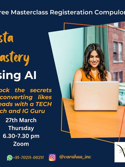This free masterclass is your entry into understanding how to use AI for Instagram growth. I will share secrets on how to convert likes into leads and give you a glimpse of the strategies that have helped my students achieve incredible results.