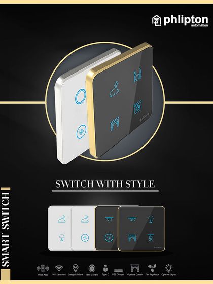 I offer a range of stylish options like the LuxeRay Zigbee glass touch panel. Available in black and white with different metal bezels, these switches elevate your interior design while providing advanced control.