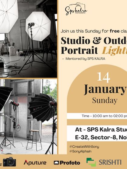 Announcing a free workshop on both Studio and Outdoor Portrait Lighting. These sessions cover a wide range of skills to help you master light in any environment.