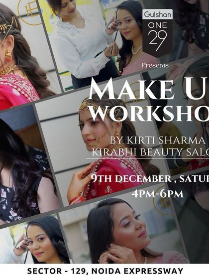 I also conduct makeup workshops at different venues, like this one at Gulshan One29. It's always a great experience to connect with new people and share my passion for makeup, teaching simple tricks that make a big difference.