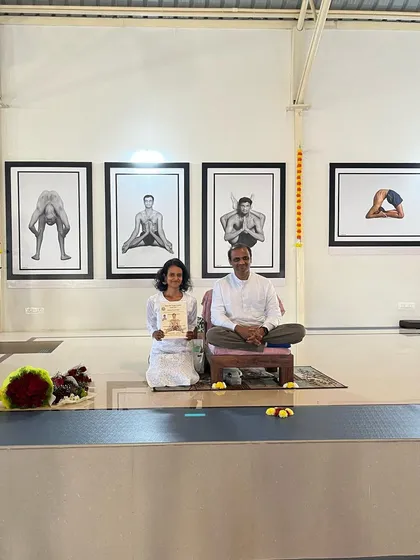 A deeply humbling moment receiving my authorisation from my Guruji. This certificate represents not just a qualification, but the privilege and responsibility to carry forward the Ashtanga yoga parampara, or lineage, with integrity and devotion.