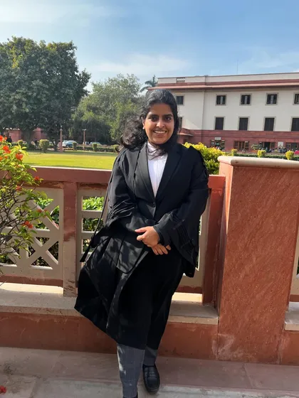 Standing on the grounds of the Supreme Court, where I've dedicated myself to the pursuit of justice. My work here is more than a job; it's a symphony of arguments and a commitment to upholding the law.