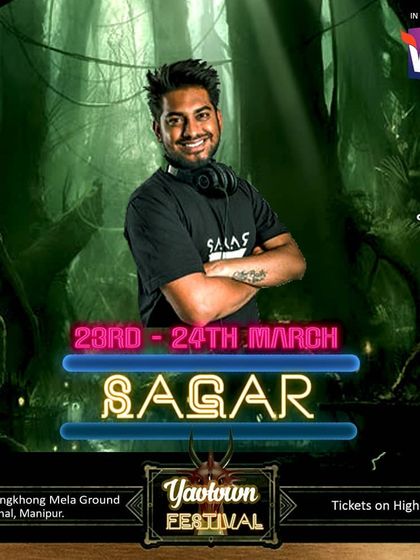 Another version of the Yaotown Festival flyer. Performing at events of this scale allows me to share my unique sound with a massive and diverse audience.