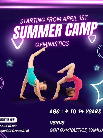 Our Gymnastics Summer Camp is the perfect way to introduce your child to the world of gymnastics. This program is designed for kids aged 4 to 14, offering a fun and active way to learn new skills, build confidence, and make friends during the summer break.