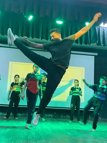 Dance is about expression and pushing your limits. As an instructor, I lead by example, showcasing the power and athleticism that dance builds during a workshop with students.