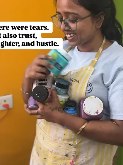"There were tears. But also trust, laughter, and hustle." The emotional reality of our studio life.