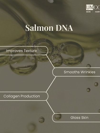 Salmon DNA is another new treatment that's backed by science. It helps improve texture, smooth wrinkles, boost collagen production, and can even help you achieve that "glass skin" look.