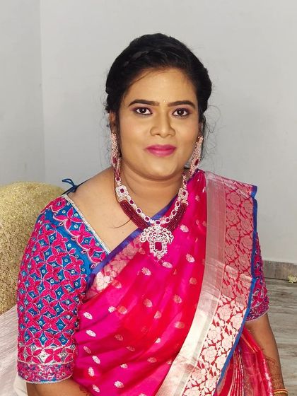 Sarita wanted a simple and natural look for her cousin's wedding. I created a soft makeup look that enhanced her features without being too heavy.