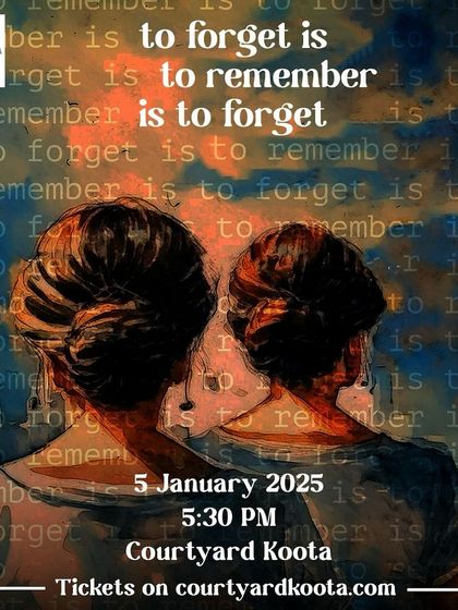 A poster for an exhibition-performance, another highlight of our January calendar.