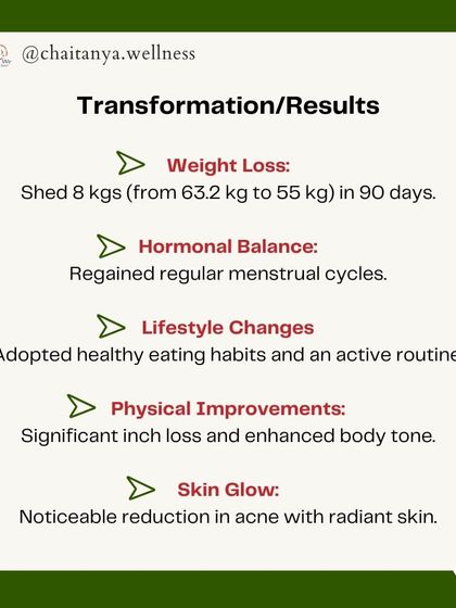 Chaitanya Wellness - Holistic Women's Health & Fertility Real Women, Real Results photo 13