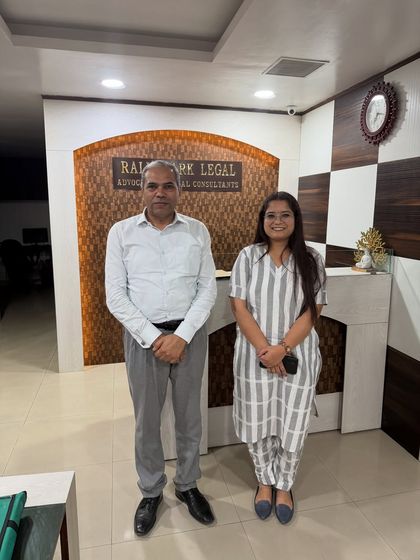 With my mentor and guide for life, Porwal Sir, at his office. Maintaining relationships with those who shaped my career is very important to me.