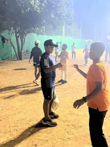 Celebrating the festival of lights together. Our Diwali celebration brings our tennis family closer.
