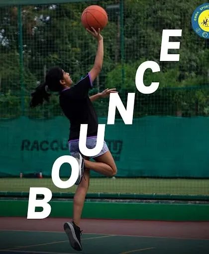 A player demonstrates a perfect layup form. I encourage my athletes to bounce, jump, and bring their passion for the game to life.