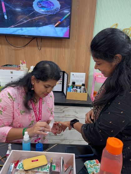 Asmitha Makeover Artistry - Nail Services & Training Professional Nail Art Course photo 3