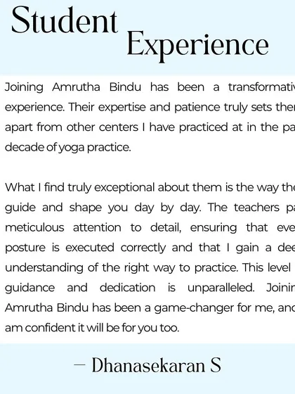 We are so grateful for this feedback from our student. Our teachers pay meticulous attention to detail to ensure every student gains a deep understanding of the right way to practice.