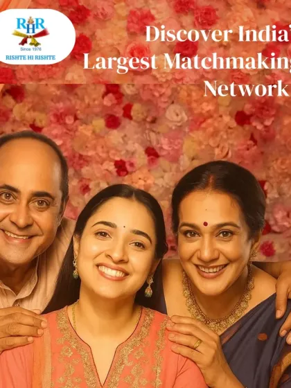 Discover India's largest matchmaking network and let your family find peace of mind. We provide premium, verified matches that parents approve of.