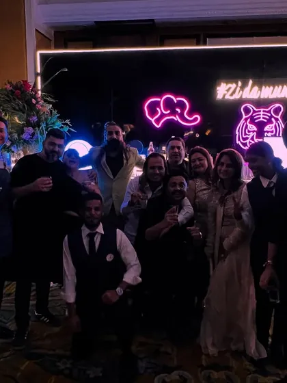 A happy moment with our clients and the team. When the guests are smiling and the drinks are flowing, we know we've done our job right.