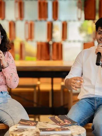 Laughter and literature go hand in hand at our book launches. Here, we celebrate author Rameshwar Jaiswal and his book 'Khayaal Zindagi', creating a space for writers to connect directly with their readers.
