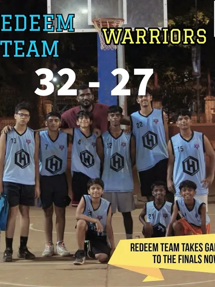 The final score from Game 3 of the U-18 series in Hooplah '24, with Redeem Team taking the win to advance to the finals.