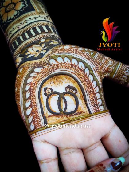 A close-up of an engagement ring motif for a bridal design. It's a simple and elegant way to commemorate your special commitment.