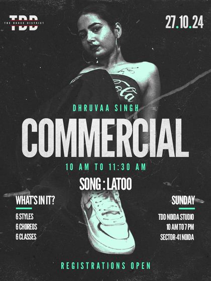 The first class of the camp starts with a banger commercial choreography. A look at our intensive workshop schedule.