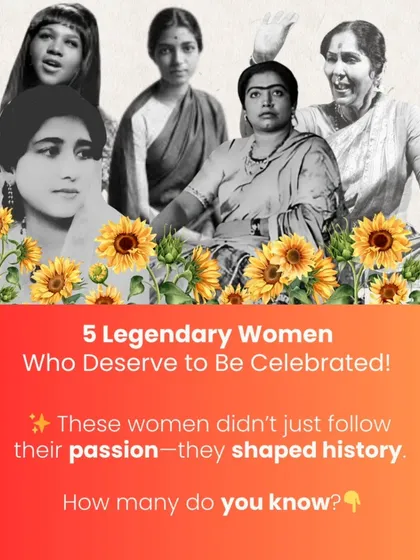 Happy Women's Day. We celebrate five legendary women in music who didn't just follow their passion, they shaped history.