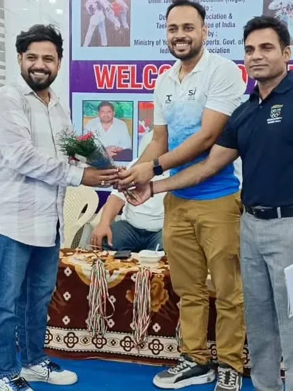 A moment of appreciation at the South West District Taekwondo Championship. We are proud to be part of the organizing body.