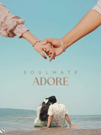 A creative pre-wedding shot from a beautiful day at Alibag beach. I love using unique compositions like this to tell your story in a single, powerful frame.