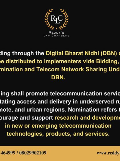 The Digital Bharat Nidhi (DBN) aims to promote telecommunication services in rural and remote areas through bidding and nomination. It also supports research and development in emerging telecom technologies.