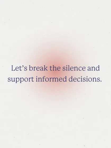 Let's break the silence around abortion and support informed decisions. Knowledge is power.