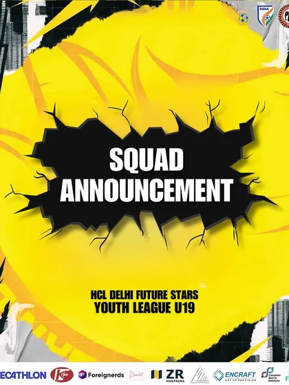 Announcing our powerhouse squad for the U19 Delhi Youth League. This is the next generation of wolves, ready to continue our legacy.