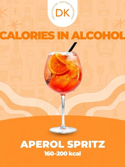 Let's talk about calories in alcohol, starting with Aperol Spritz. It's important to be aware that alcoholic drinks contain "empty calories" that can affect your health goals.