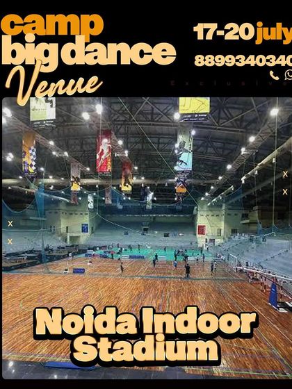We go big on everything, including the venue. The Noida Indoor Stadium provides a massive, fully air-conditioned space with wooden flooring for the best possible learning experience.