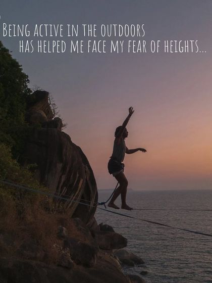 Co-founder Mel shares her breakthrough moment facing her fear of heights while slacklining. Our retreats provide opportunities to face fears in a supportive setting.