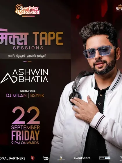 Another Mixtape Session at Sugar Factory Reloaded. These nights are all about mixing desi and videsi beats for a unique musical journey.