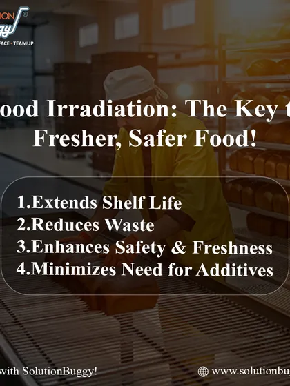 Food irradiation is a key technology for extending shelf life, reducing waste, and enhancing safety. I help businesses implement this technology to improve their products and overcome post-harvest challenges.