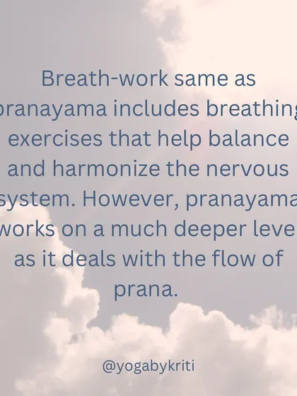 While modern breathwork helps harmonize the nervous system, traditional pranayama works on a much deeper level, dealing directly with the flow and expansion of prana.