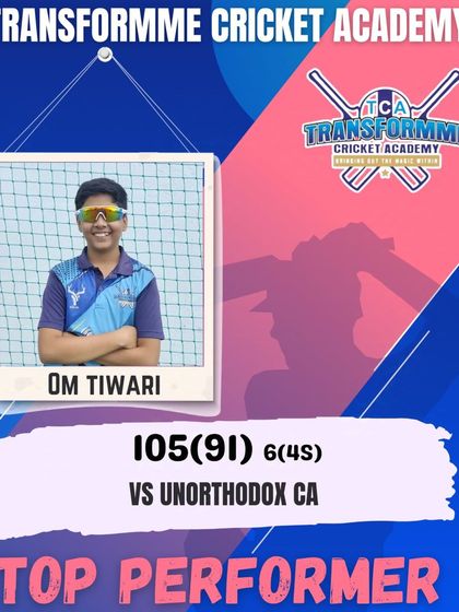 Transform Cricket Academy - Junior Cricket Coaching Program Star Performers: Celebrating Individual Excellence photo 5