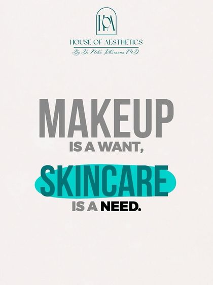This is a core belief at our clinic. Makeup is a want, a fun way to express yourself. But skincare is a need. A healthy, well-cared-for canvas is the true foundation of beauty.