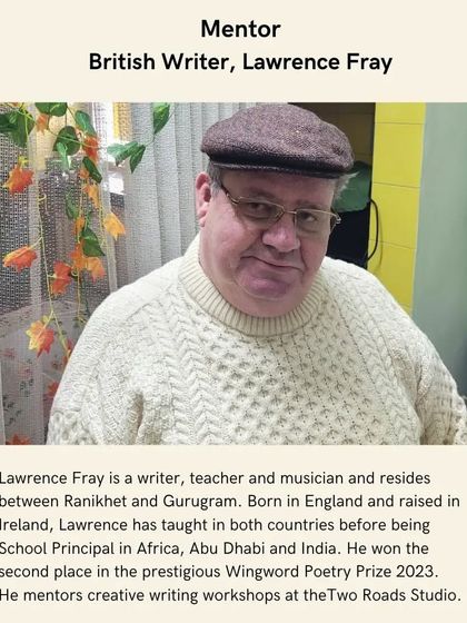Meet the mentor for our Flash Fiction workshop, acclaimed British writer Lawrence Fray. We ensure our programs are led by experienced writers who provide invaluable guidance.