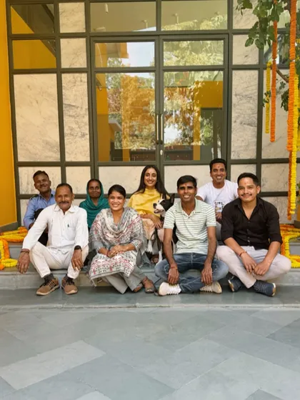 My small but compassionate team wishing everyone a Happy Diwali.