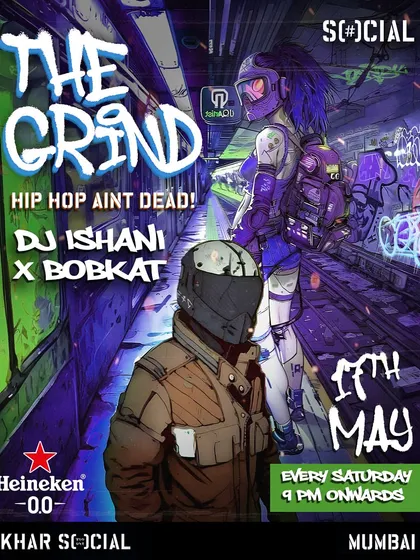 The poster for another epic Saturday night, promising to hold the line for real hip-hop.