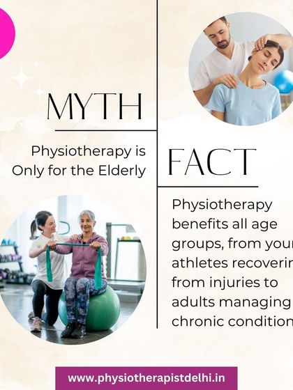 Many people think physiotherapy is only for the elderly, but that's a myth. It benefits all age groups, from young athletes to adults managing chronic conditions.