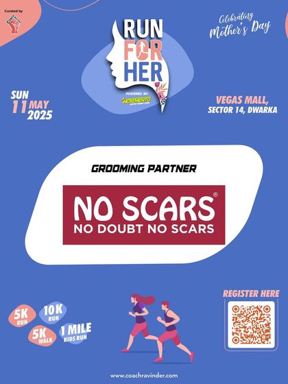 Announcing our grooming partner for "Run For Her" 2025, celebrating the strength and beauty of all participants.