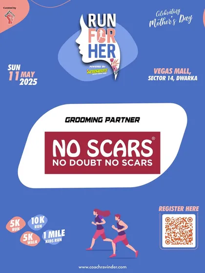 Announcing our grooming partner for "Run For Her" 2025, celebrating the strength and beauty of all participants.